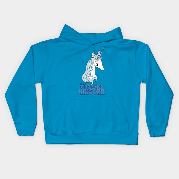 The Last Unicorn Kids Hoodie by valentinahramov